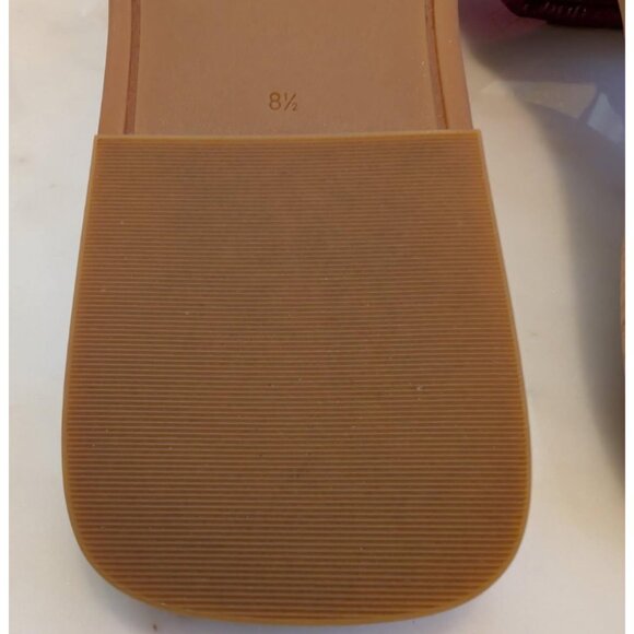 TORY BURCH | Double T Sport Slide Sandals in Red | Womenโs 8.5 Slip-On - Picture 7 of 13